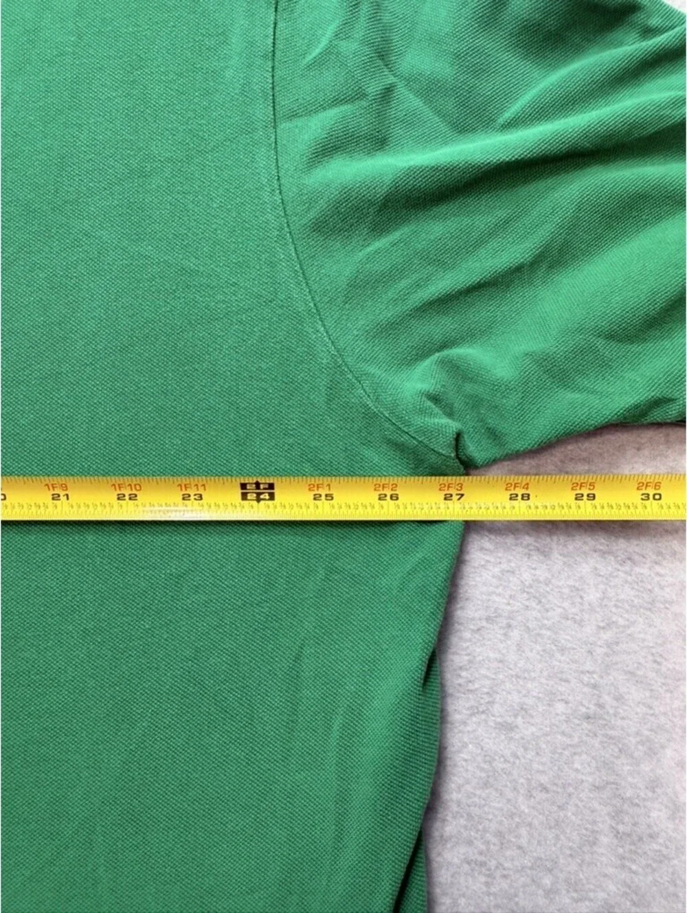 Polo Ralph Lauren Polo Shirt Mens 2XLT Tall Green Embroidered Pony Logo Cotton